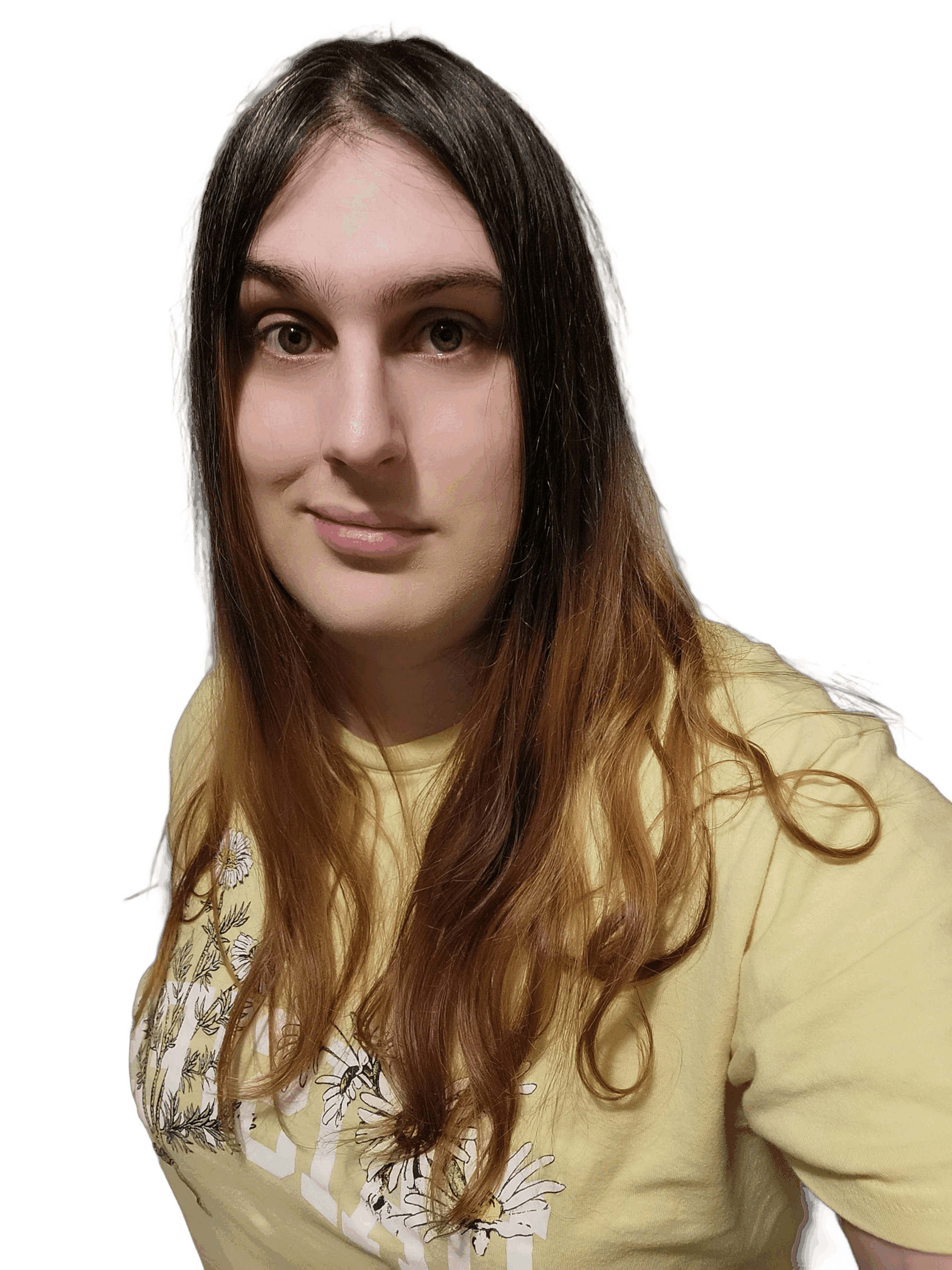 A photo of freelance developer Lily Bergonzat, smiling at the camera